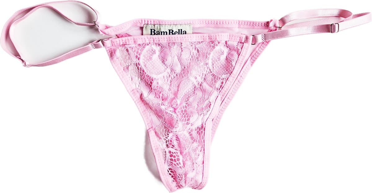 BamBella ® - String - One size - Sexy Roze Erotische onderbroek Heren — afbeelding 1