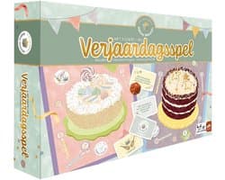 Verjaardagsspel - Gezelschapsspel - Feestelijke Spelletjes - Interactieve Opdrachten - 28 x 20 x 5 cm - Multicolor