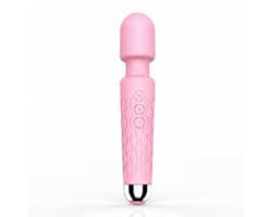 Magic Wand voor Vrouwen - Clitoris Stimulator - Clitoris Vibrator - Sex Toys voor Vrouwen - Sexspeeltjes voor Koppels - Magic Wand Vibrator - Fluisterstil - Waterdicht - Rose Pink - AV003