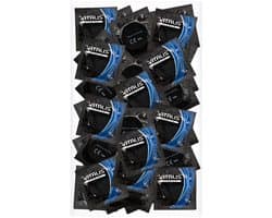 Vitalis Premium Condooms met koeleffect, zachte verlenging van de geslachtsdaad, verfrissend tintelend gevoel, betrouwbare veiligheid, 100 stuks