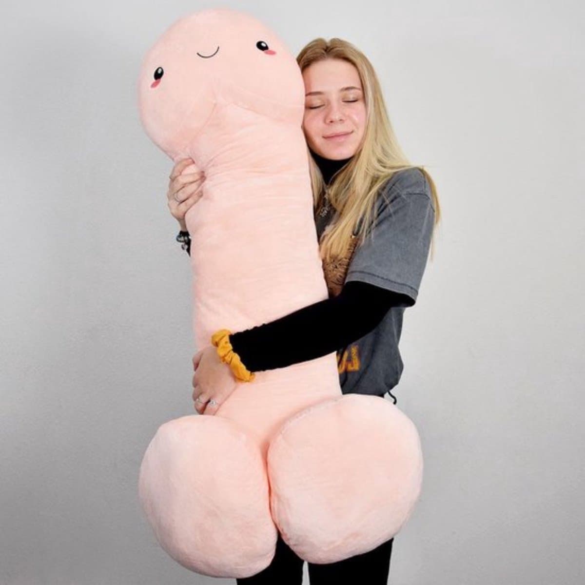 MikaMax Penis Bodypillow – Piemel Knuffel – Piemel Decoratie - XL - Vanilla - 1 Meter — afbeelding 1