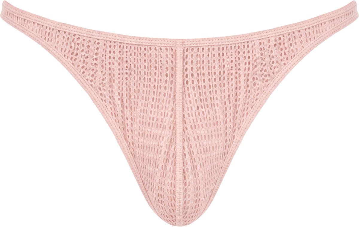 Barcode Berlin Thong Gor Rose - MAAT M - Erotisch Heren Ondergoed - String voor Man - Sexy mannen String — afbeelding 1