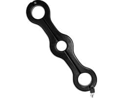 Black Label - Houten Schandpaal Genitale handboeien