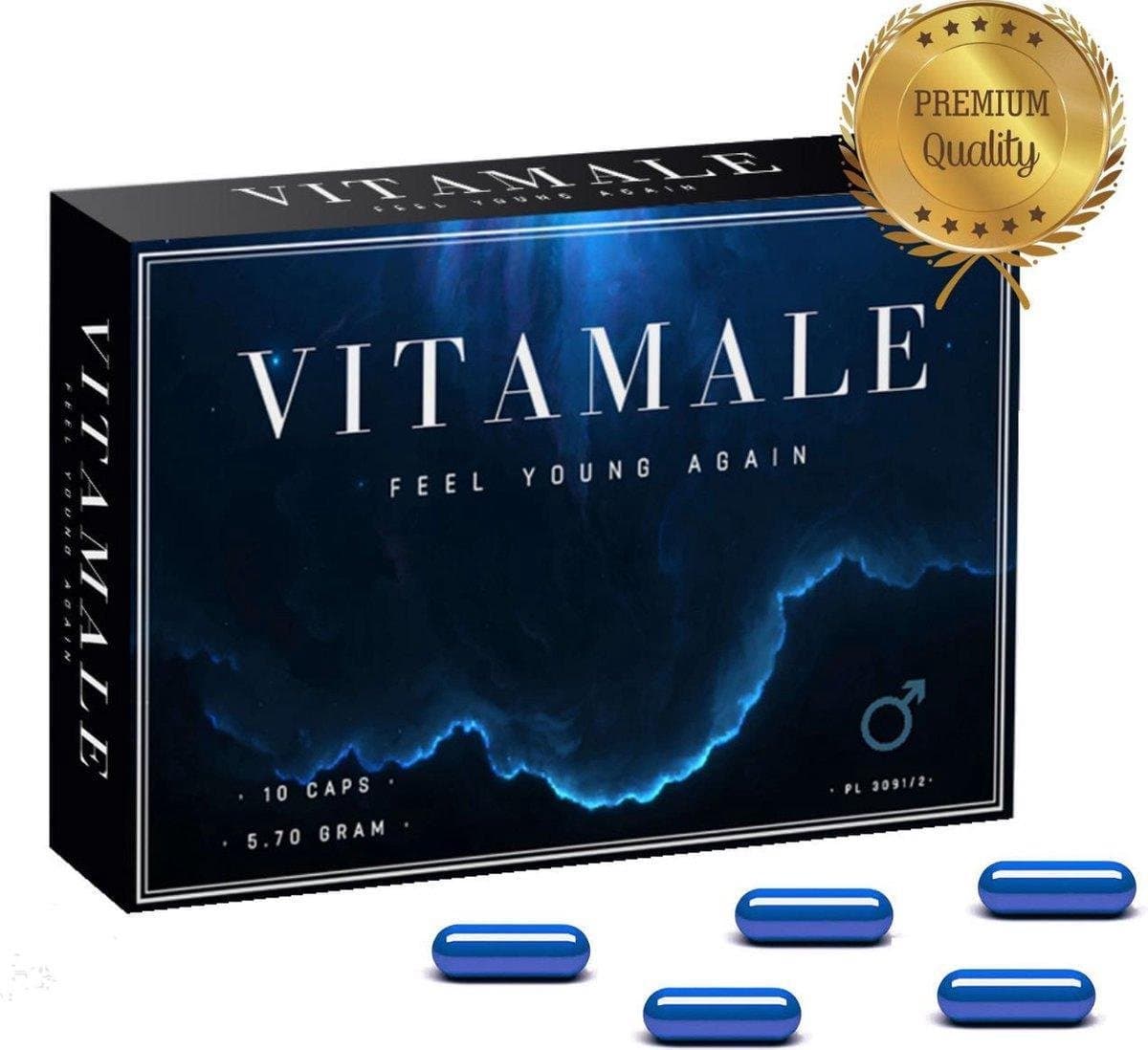 Vita Male Erectiepil Capsules 10CP — afbeelding 1