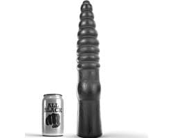 All Black Grote zwarte dildo 34 cm