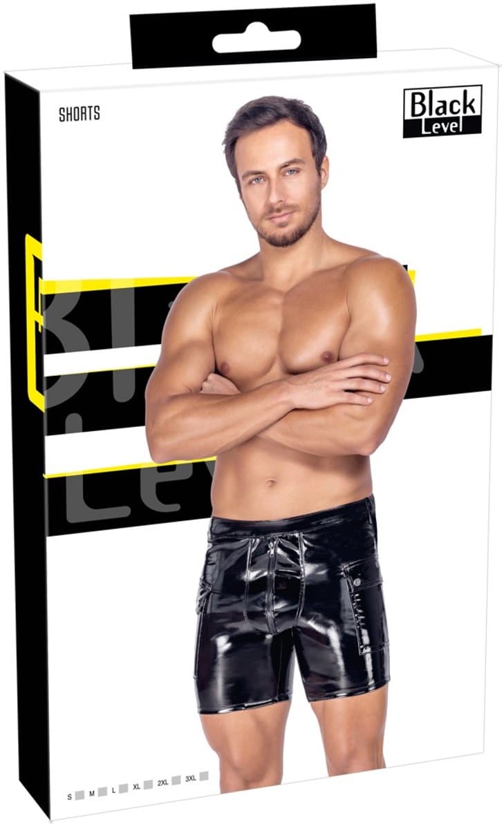 Men's Vinyl Shorts M — afbeelding 1