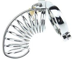 Chastity Cage - kuisheidskooi met dilator - voor mannen - stainless steel - Prolink Novelties® nr. 8