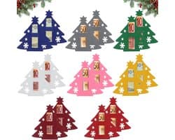 16 stuks kerstboom, vilt, geldcadeau, kerstcadeauverpakking, kerstboom, vilt, verpakking, kerstdecoratie, om geld cadeau te geven