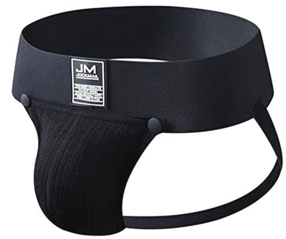 Heren Jockstrap Ondergoed met Verwijderbare Pouch - Sportieve Ondersteuning voor Mannen — afbeelding 1