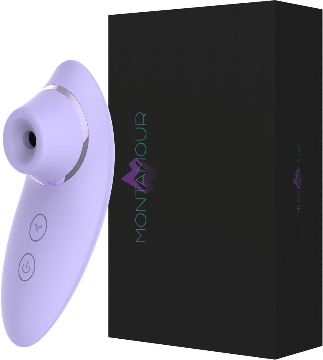 MontAmour Melody – Luchtdruk Vibrator voor Vrouwen – Clitoris Stimulator – 10 Standen – Drukgolf Vibrator – Oplaadbaar – Veilig - Waterdicht – Siliconen – Sex Toys voor Vrouwen – Vibrators voor Vrouwen - Clitoris Zuiger - Zuigvibrator - Lila - Paars — afbeelding 1