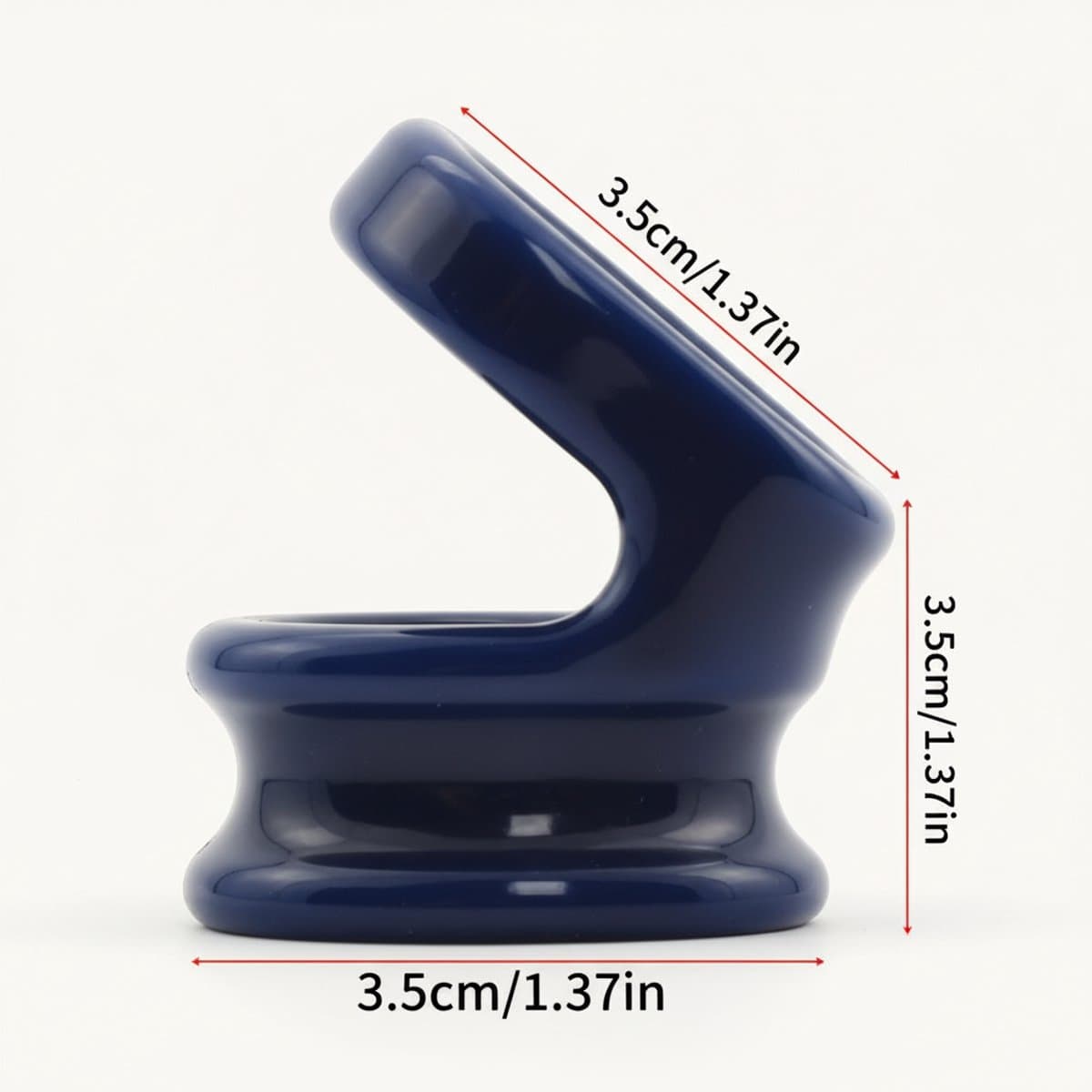 Zachte Ballstretcher - Siliconen - Penisring - Cockring - CBT - Ballenstrekker - Ballenspreider — afbeelding 1