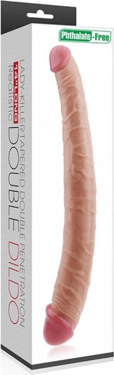 Lovetoy - Dubbele Dildo XXL "Lady Killer" - 36 cm lang - voor anaal en vaginaal gebruik — afbeelding 1