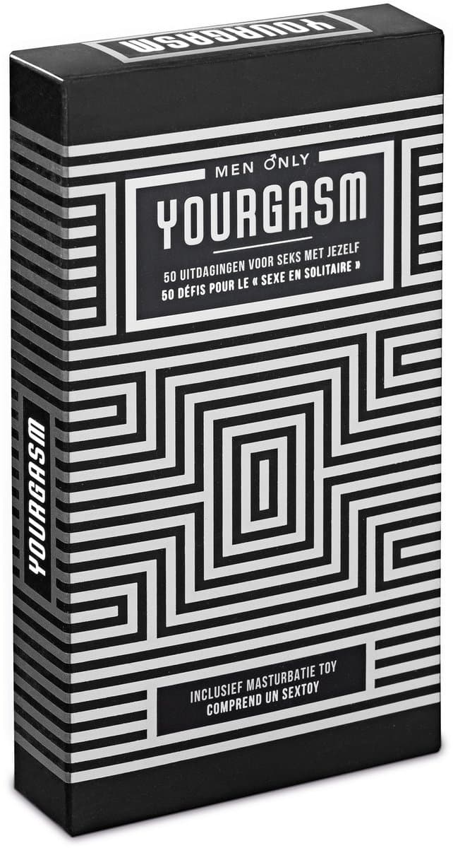 Tease & Please Yourgasm voor Mannen - Wit - Erotisch Bordspel — afbeelding 1