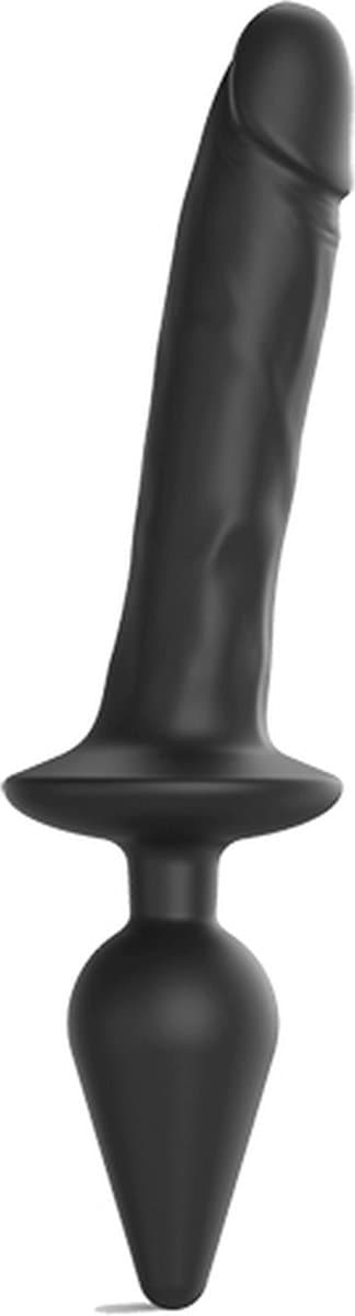 Strap-On-Me - Switch Plug-In - Dildo & Buttplug - Zwart - Maat S — afbeelding 1