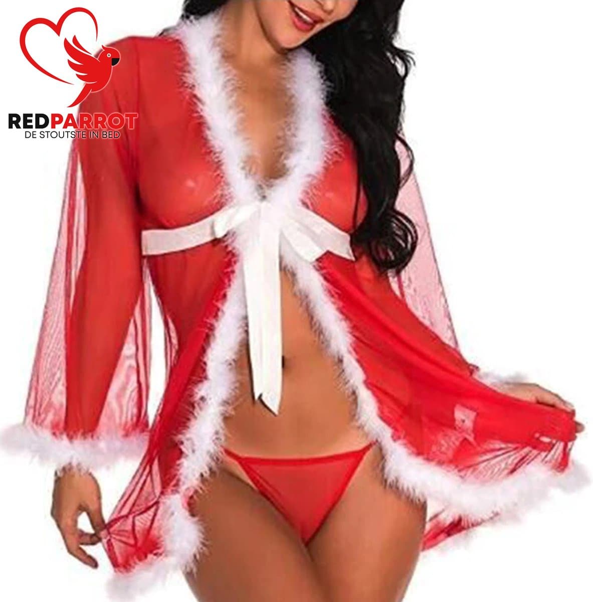 Erotische kerst kleding | Kerstvrouw | Sexy kleding | Lingerie Dames | Feestdagen | Kerstmis | Hoge kwaliteit — afbeelding 1