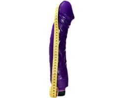You2Toys – Giant Lover XXL Vibrator met Aders en Verdikte Eikel – 33 cm – Paars