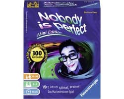 Mini Partyspel - Communicatiespel - Gezelligheid - Compact formaat - 13x11 cm - Wit