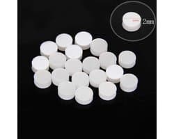 50Pcs Wit 6MM Inlay Dots Marker Accessoire Gitaar Toets Toets Toets Luthier
