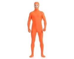 ATHX Heren en vrouwen Spandex Open Gezicht Bodysuit Kostuum Volwassen Stretchy Halloween Cosplay Body Pak Outfits