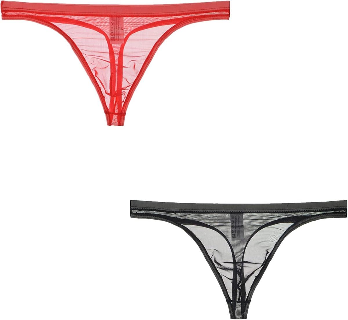 Doorzichtige Heren String Slips – Sexy Low Rise Mini Onderbroek — afbeelding 1