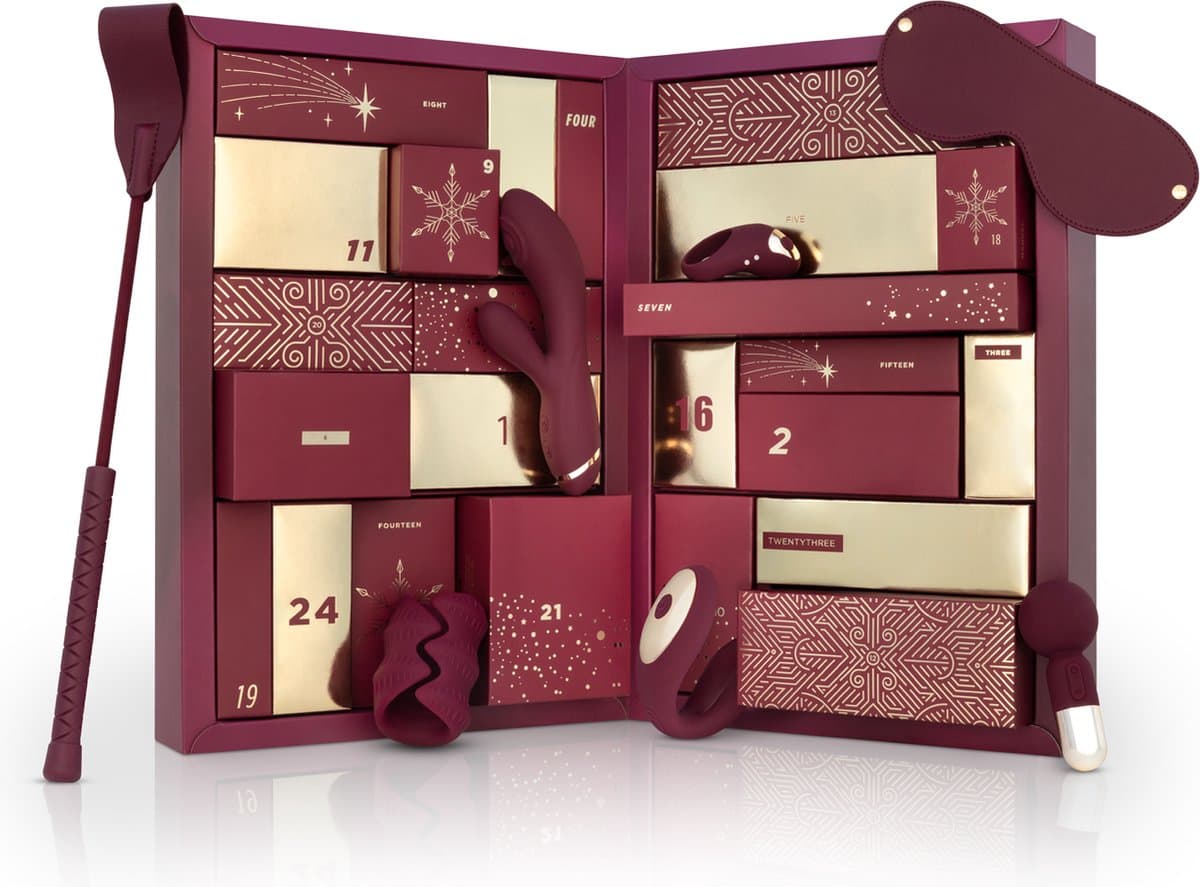 EasyToys x Loveboxxx - Naughty & Nice Advent Calendar - Adventkalender - Adventkalender volwassenen - Cadeau - Cadeau Man - Cadeau Vrouw - Giftset - Beauty - Adventskalenders - Kerst - Kerstcadeau - Adventskalender 2024 - Inhoud t.w.v. €500,- — afbeelding 1