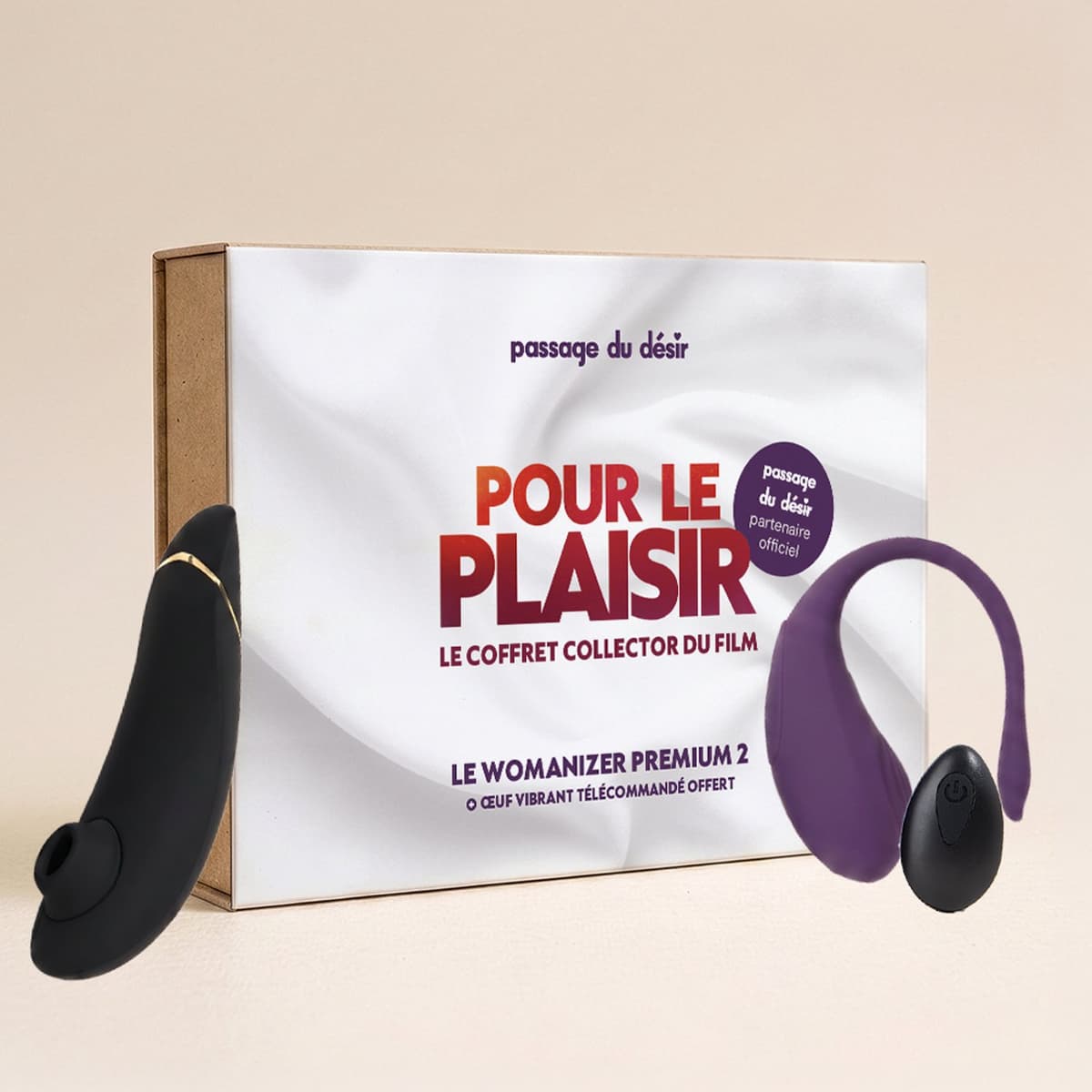 Officiële Womanizer-geschenkset van de film Pour le plaisir — afbeelding 1