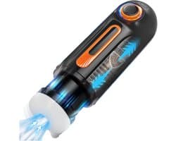Masturbator - Sex Toys voor Mannen - Blowjob Simulator - Automatische Verwarmde Masturbator – Thrusting, Vibratie en Zuigfunctie – 10 Standen – Geluid en Oortjesaansluiting