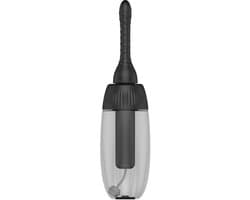 Nexus Automatic Rotating 360° Anal Douche - Zwart - 600 ml - 3 Rotatiemodi - 3 Spraystanden - IPX7 Waterdicht - USB Oplaadbaar - Afstandsbediening 8 Meter - 30 min Gebruikstijd - Ergonomische Handgreep - Reinigingsdouche - Roterende Kop