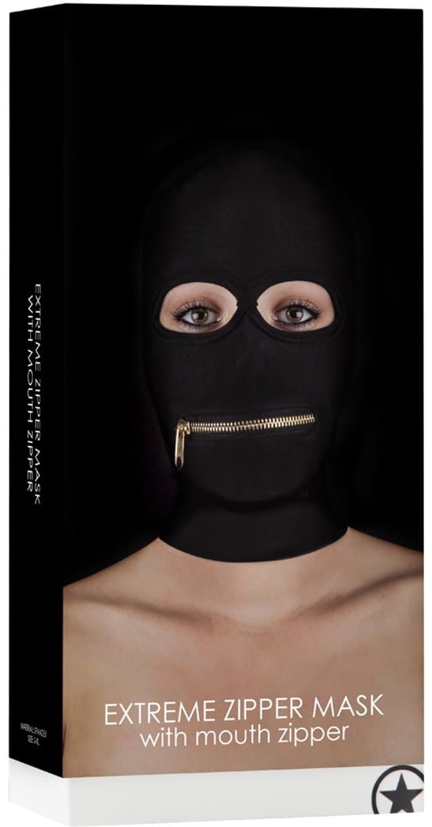 Extreme Zipper Mask with Mouth Zipper — afbeelding 1