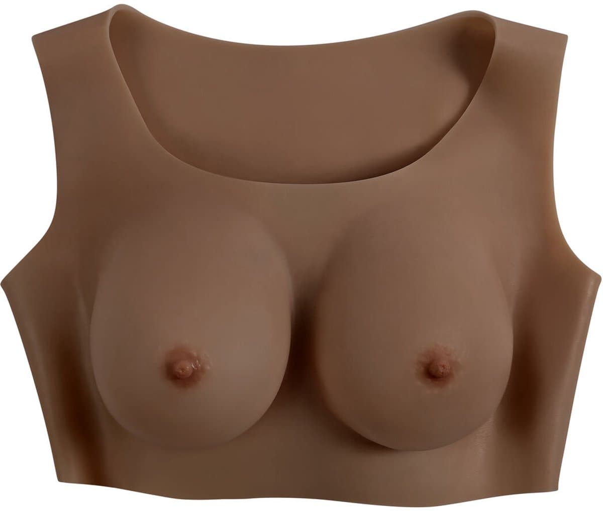 Gender X - Levensecht en Realistisch, Draagbare Borsten - C-Cup — afbeelding 1