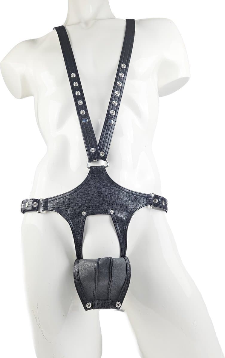 BamBella® - Pak BDSM kleding broek voor mannen - open kruis — afbeelding 1