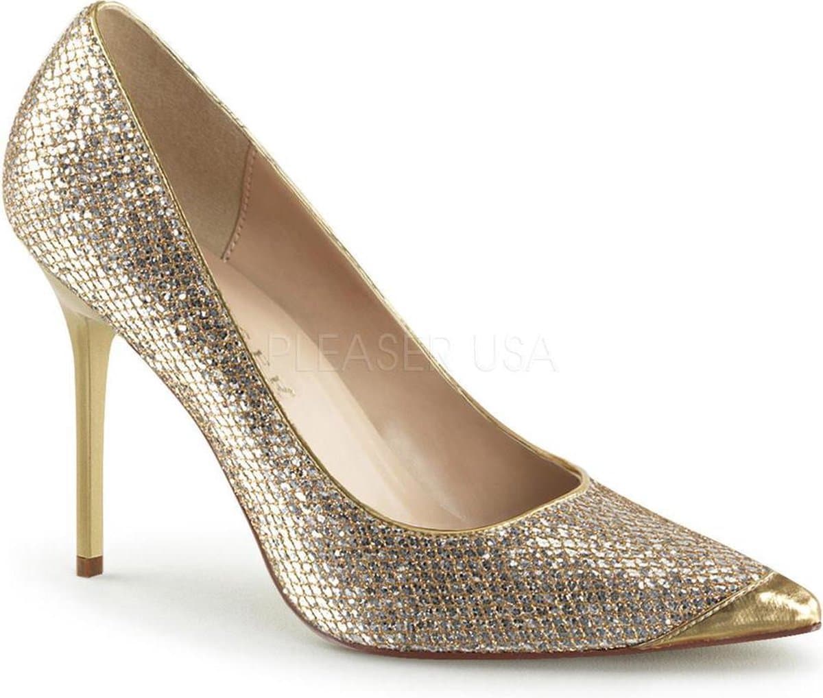 Pleaser - CLASSIQUE20 Pumps - US 8 - 38 Shoes - Goudkleurig — afbeelding 1