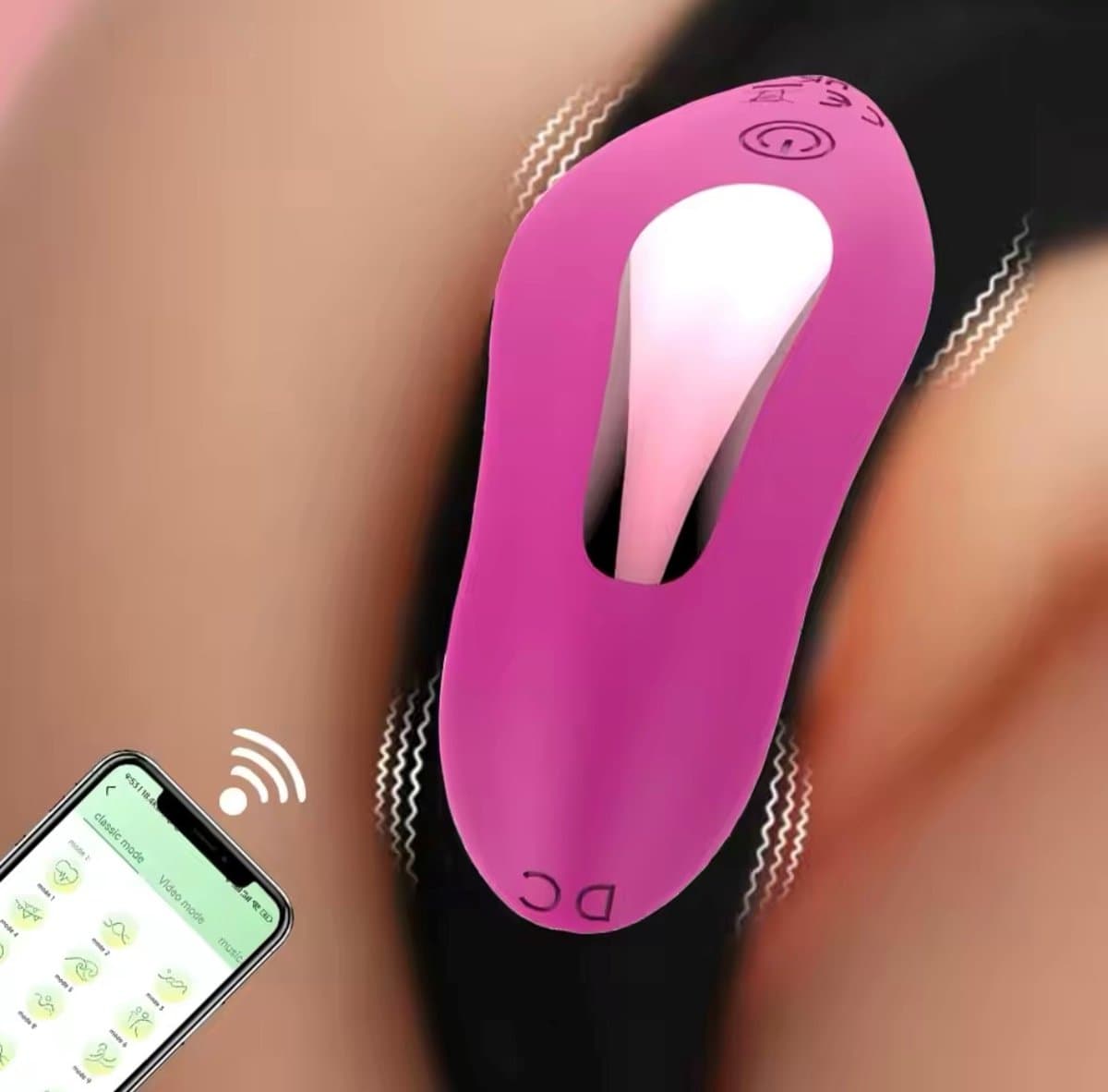 Draagbare vibrator - Vibrerende ei - Bedienbaar via de app - Vibrator - Clitoris stimulator - Vibrator voor vrouwen - Sexspeeltje voor koppels — afbeelding 1