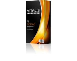 Vitalis geribbeld Condooms, 12 stuks