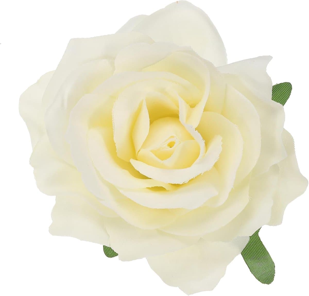 Rose Boho haarclips, stoffen bloem broche spelden voor vrouwen bruiloft feest dansjurk kleding accessoires Valentijnsdag geschenken, beige — afbeelding 1