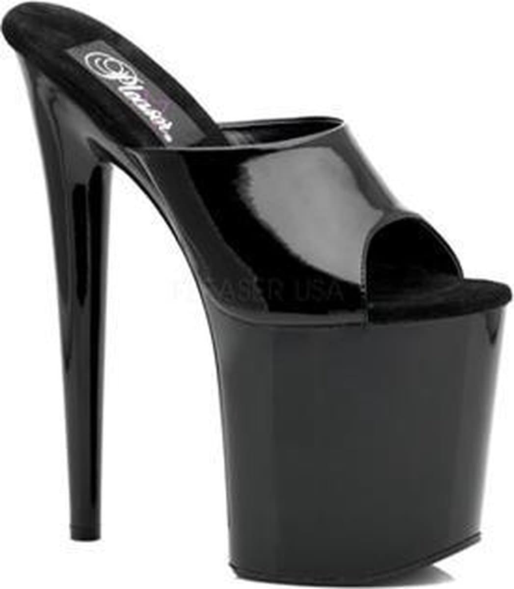 Pleaser - FLAMINGO-801 Muiltjes - Paaldans schoenen - 39 Shoes - Zwart — afbeelding 1