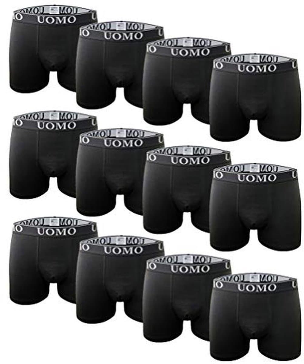 Channo Men's Cotton Boxer Shorts, 12 Pack, UOMO Series, Soft and Comfortable — afbeelding 1