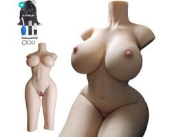 Dailyplay Levensechte Sekspop voor Mannen – TPE Sexpop - 17kg - 81cm - Pocket Pussy - Sex Toys Man - Masturbator – Kunstvagina - Real Doll