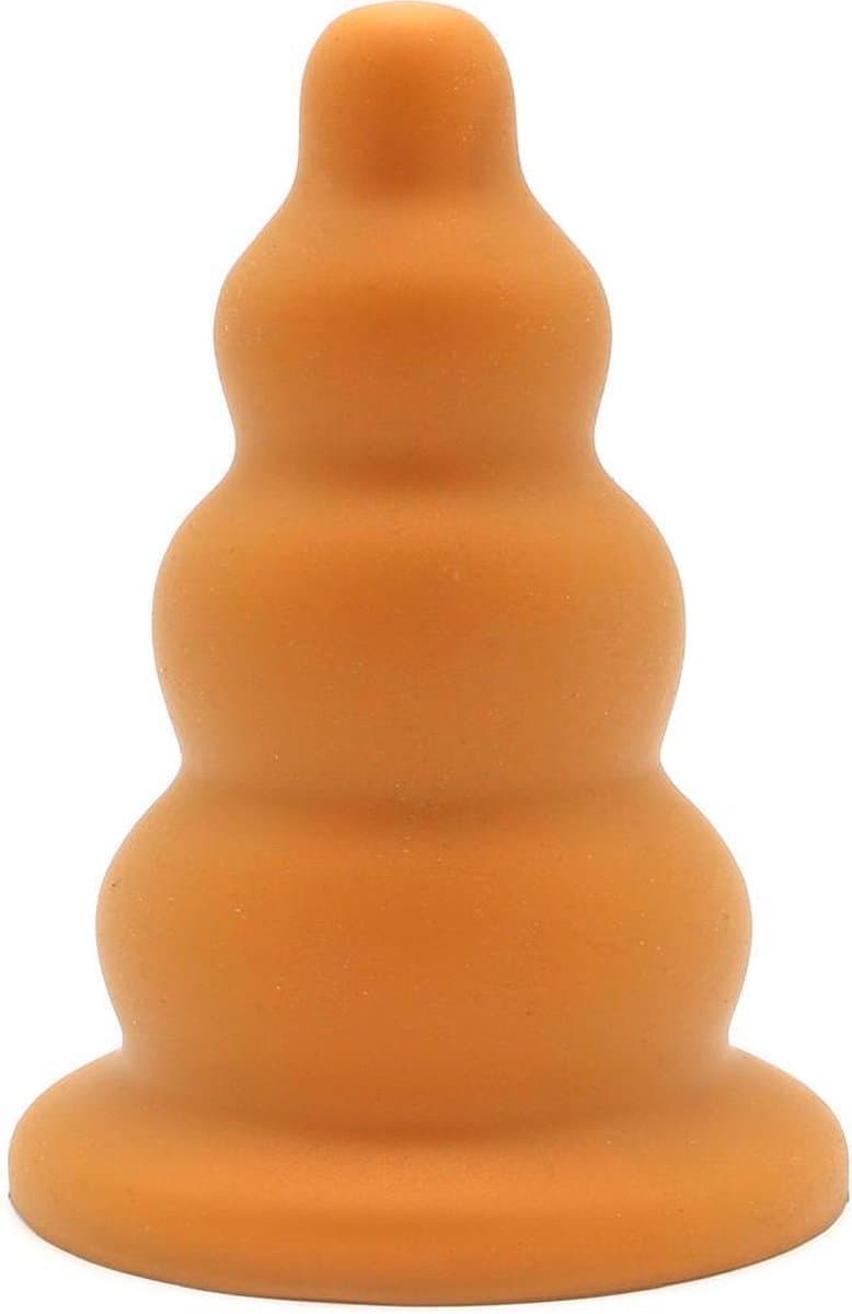 Gold Play - Soft Liquid Siliconen Anaal Dildo Blop - Goud M — afbeelding 1
