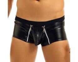 Boxer-Latex-Mannen-Rits-Sexy-Heren-Gay-Strak-Opwindend-Erotisch