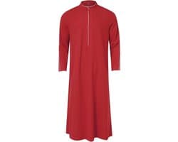 Thobe A18 kaftan voor heren, moslim, islamitisch gewaad, lange mouwen, Arabisch, klassieke abaya jubba mannenoutfit