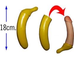 Banaan met verrassing