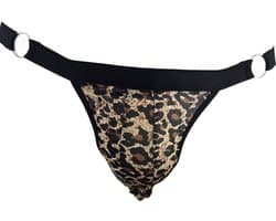 BamBella ® - ondergoed - maat Onesize S M L - Panter String heren onderbroek mannen