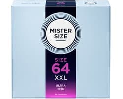 Mister Size - 64 - Ultra Dunne XXL condooms - 36 stuks