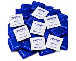 JOYDIVISION Super Thin condooms 100 stuks - Ultradun voor een natuurlijk gevoel, Premium natuurlatex, Veilig & dermatologisch getest, Duits kwaliteitsmerk
