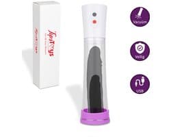 TipsToys® Elektrische Penispomp - Diverse Zuigstanden – Penisvergroter Penis Pomp voor Erectieverbetering – Vacuüm Pomp Voor Mannen