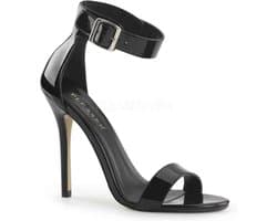 Pleaser - AMUSE-10 Sandaal met enkelband - US 14 - 45 Shoes - Zwart
