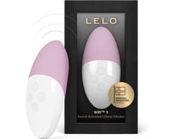LELO SIRI 3 – Mini Vibrator – Geluidsgeactiveerd – 8 Genotsinstellingen – Soft Pink