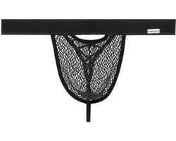 WOH heren microfiber G-string night universe zwart