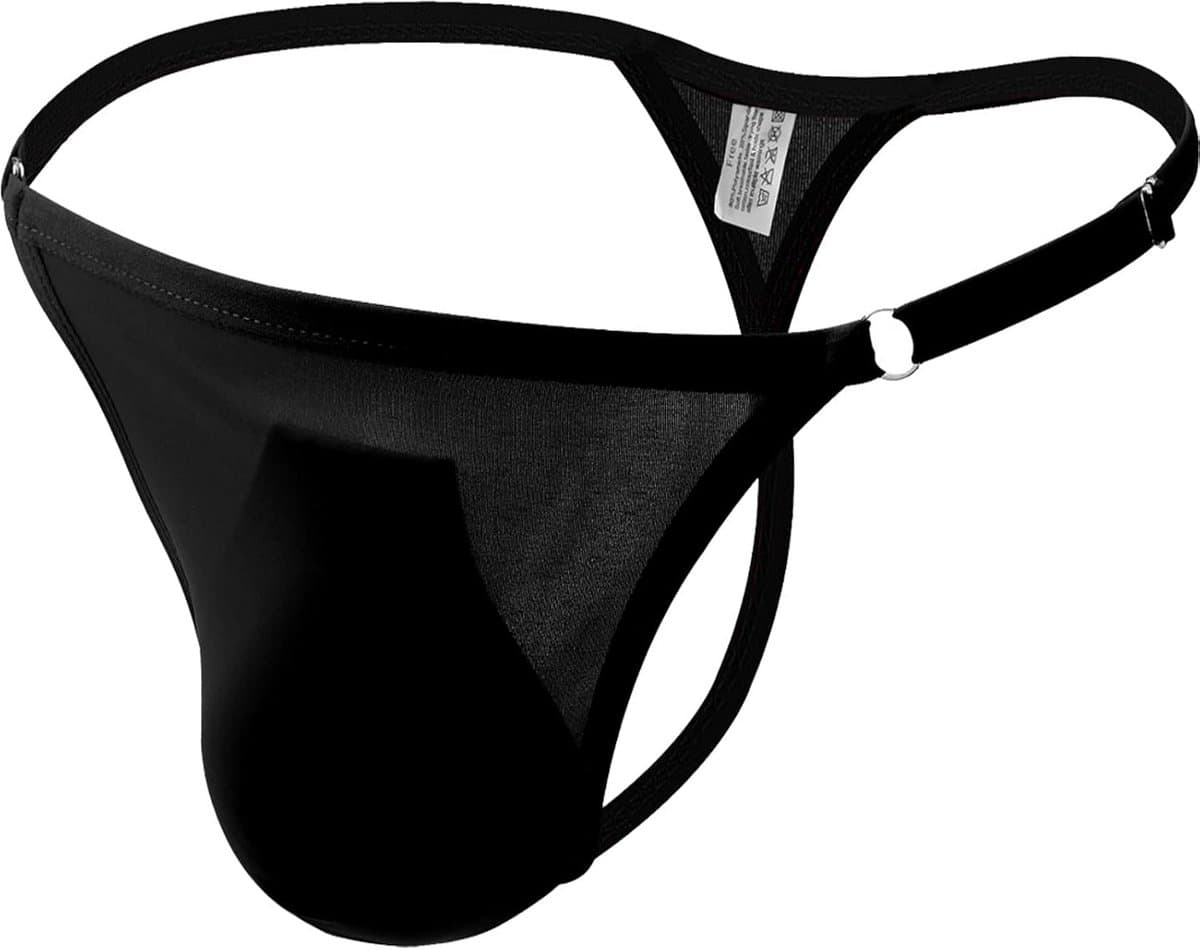 Transparante Heren String Ondergoed Ademend IJs Zijde Jockstrap — afbeelding 1